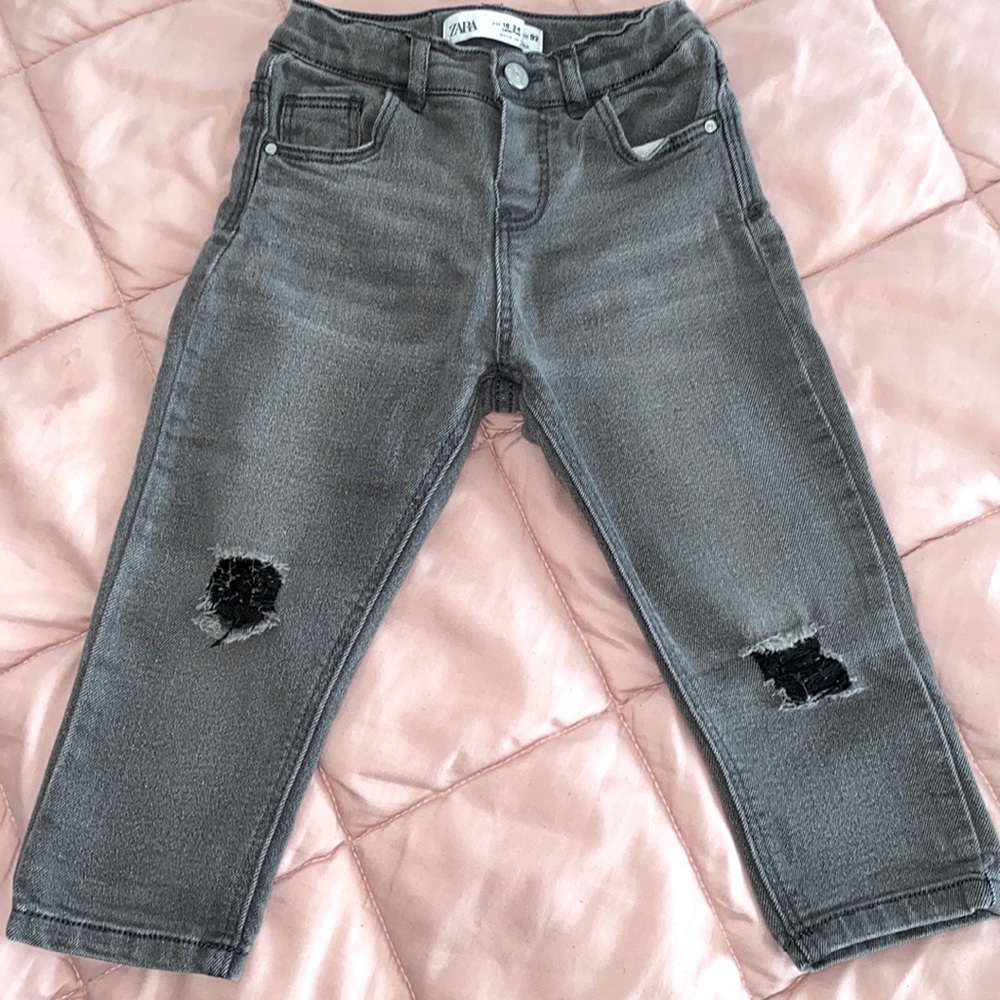Zara grey jeans for toddlers. 18-24 months. Great condition.